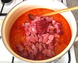 Gombás borjúpaprikás recept fázis 2 fotója