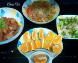 Hình bước làm 5 của món Cơm nhà với các món tép khô