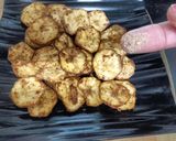 A picture of step 6 of Masala Banana Chips.