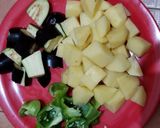 A picture of step 1 of Mix Veggie masala.