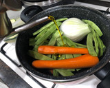 Foto del paso 1 de la receta: Lasaña de verduras con supremas de rape a la plancha