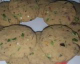 A picture of step 3 of Chicken stuffed cheese burger.