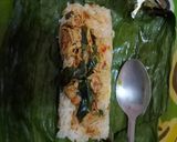 Foto langkah ke 7 dari resep Nasi Bakar Ayam Pedas.