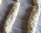 Une image de l'étape 3 de Feuilletés saucisses fromage 😋#février.