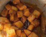 A picture of step 4 of Aloo-Chana dry sabzi.