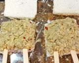 A picture of step 4 of Bread Eggs Lollipop French Toast.