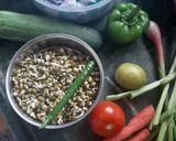 A picture of step 1 of Sprout Salad.