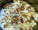 A picture of step 2 of Apple walnut raita.