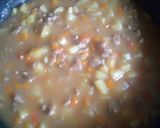 A picture of step 6 of Irish potato sauce.