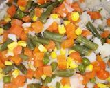 A picture of step 1 of Veggie balls.