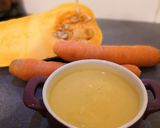 Une image de l'étape 4 de Velouté de butternut au mascarpone.