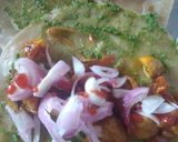 A picture of step 2 of Mushroom wrap.