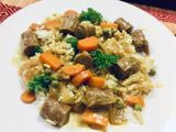 Curried sausages