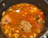 A picture of step 3 of Creamy Chicken Cacciatore Soup.