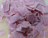 Foto del paso 2 de la receta: Revuelto de setas, jamón cocido y huevo😋🍽