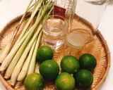 Hình bước làm 1 của món Tinh dầu chanh