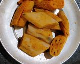 A picture of step 2 of Bea Pakoda.