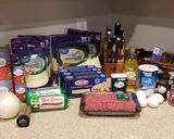 A picture of step 1 of Mighty 25lb Bolognese Lasagna.