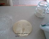 Foto del paso 4 de la receta: Pizza-Calzone de jamón y queso