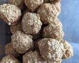 A picture of step 4 of Peanut & coconut bites.