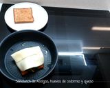 Foto del paso 6 de la receta: Sándwich de Acelgas, Huevos codorniz y Queso