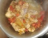 A picture of step 5 of Cabbage with chicken.