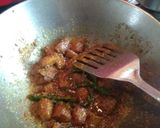 A picture of step 2 of Soyabean masala (without onion & garlic.