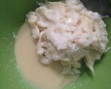 Foto langkah ke 2 dari resep Prol tape keju kismis no mixer.