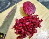 A picture of step 1 of Beetroot Mishti Doi.