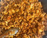 A picture of step 2 of Arroz Tapado de Pollo.