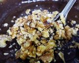 A picture of step 1 of Chocolate Walnut Cake with cake premix.