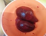 Une image de l'étape 1 de Poire pochée betterave chocolat noir.