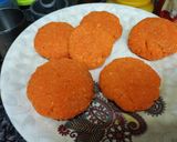 A picture of step 6 of Instant coconut stuffed dryfruits bread peda.