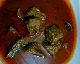A picture of step 2 of Beef qorma.