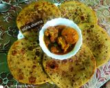 गुड़ का स्वादिष्ट पराठा (gur ka swadist paratha recipe in Hindi) रेसिपी चरण 7 फोटो