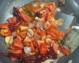 A picture of step 2 of Butter paneer masala.