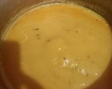A picture of step 4 of Gujarati Boondi Kadhi.