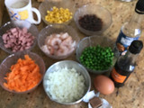 Arroz tres delicias