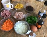 Foto del paso 1 de la receta: Arroz tres delicias