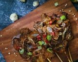 Foto langkah ke 5 dari resep 95. Sate Ayam Bumbu Santan Kari.. enak tanpa msg.