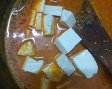 A picture of step 6 of Shahi paneer with paratha.