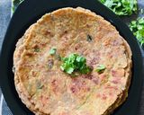 A picture of step 2 of Rajagara Paratha.