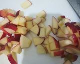 A picture of step 1 of Apple sauce.