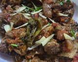 A picture of step 3 of Mutton shinwari karahi.