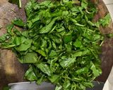 Hình bước làm 2 của món Rau má đậu xanh tự làm tại nhà
