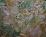 Foto del paso 4 de la receta: Tortilla de akusai (col china) 🥬 y cebolla 🧅 Receta de aprovechamiento