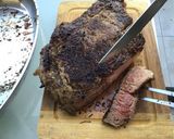 Une image de l'étape 6 de Côte de bœuf grillée à la plancha à l ail mariné et herbes du maquis.