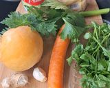Une image de l'étape 1 de Soupe de fregula aux légumes façon minestrone.