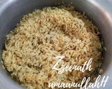 A picture of step 4 of Hyderabadi Khichdi with Methi Sprouts.