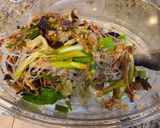 A picture of step 4 of Steamed Barramundi with Goji Berries and Vegetables.